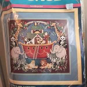 Sunset Needlepoint Kit ~ Noah’s Ark Tapestry